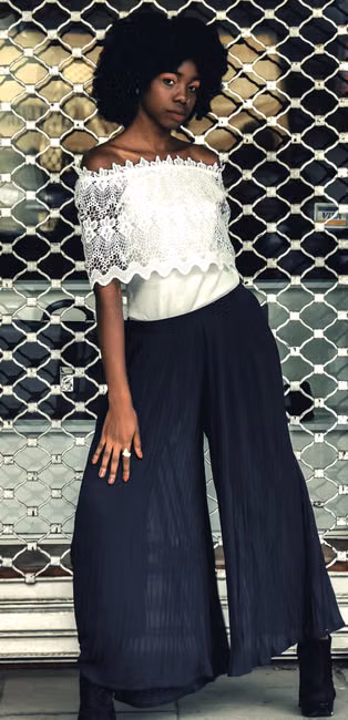 Calça Wide Leg